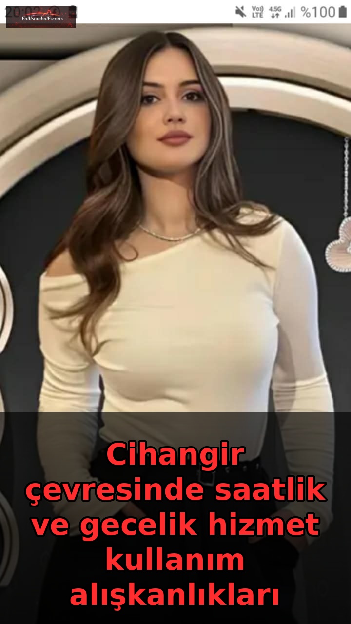 Cihangir çevresinde saatlik ve gecelik hizmet kullanım alışkanlıkları