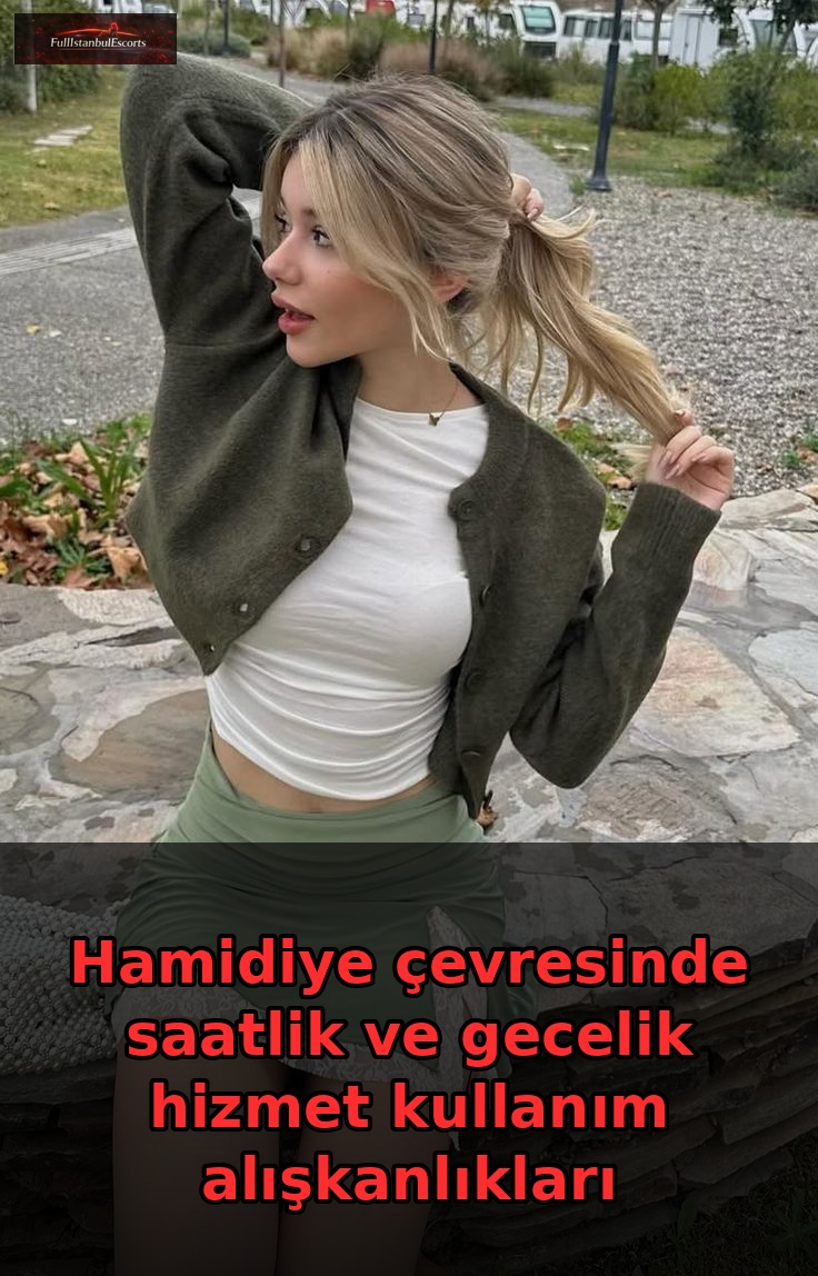 Hamidiye çevresinde saatlik ve gecelik hizmet kullanım alışkanlıkları